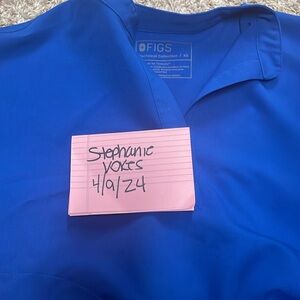 Figs Scrubs XS Rafaela in Winning blue